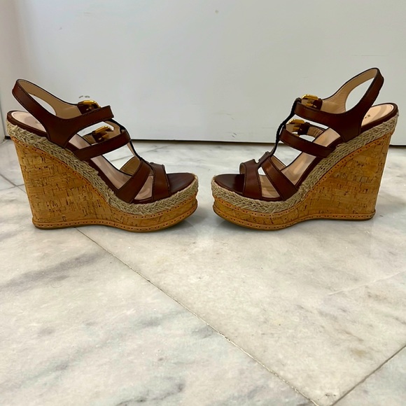 Prada Brown Wedges - Picture 4 of 4